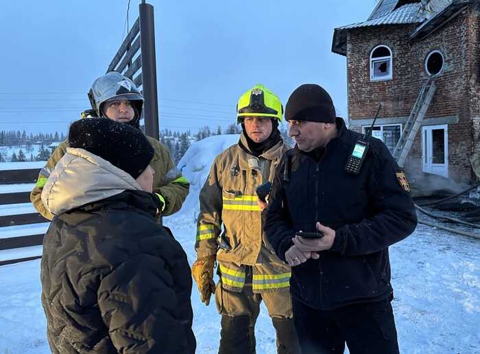 В Івано-Франківщині згоріла гімназія